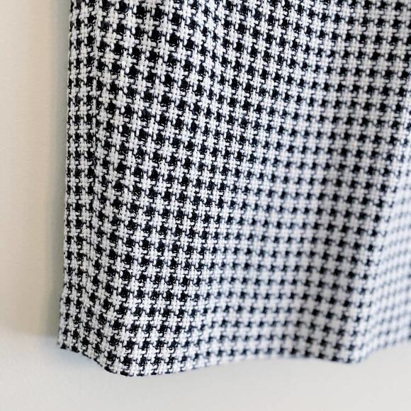 Jones New York houndstooth tweed pencil skirt size 10 Petite NEW - Picture 6 of 13